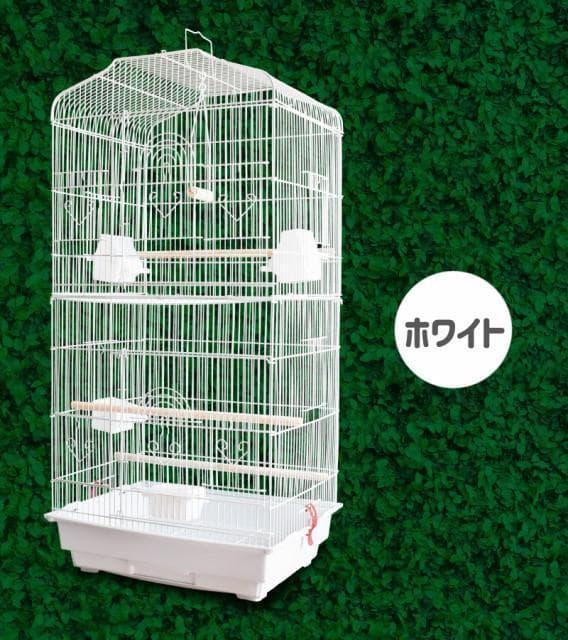 鳥かご　バードゲージ　鳥小屋　鳥カゴ ホワイト
