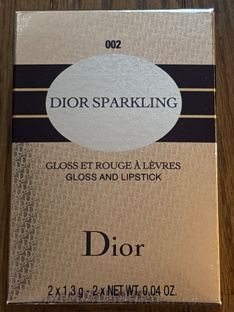 Dior Sparkling モーヴパール 口紅セット　ピンクストーン付