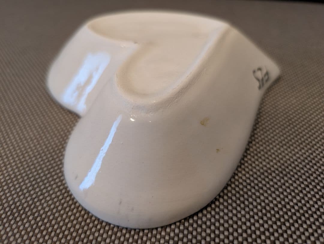 モロッコ　フェズ陶器　お皿　2枚セット　ハート型