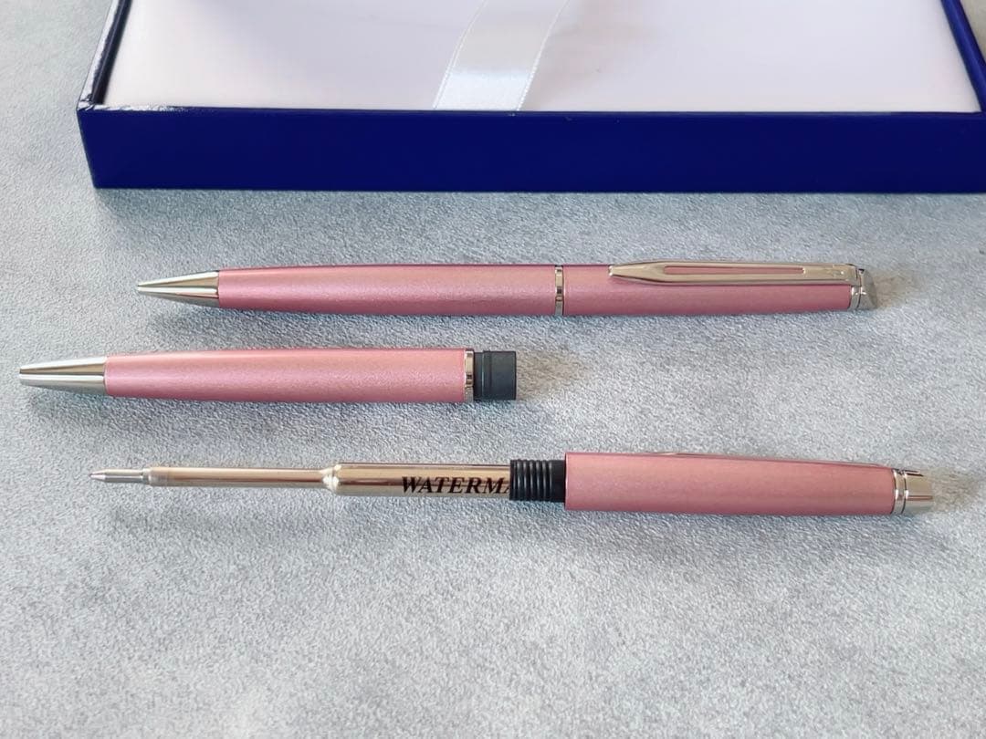 WATERMAN ボールペン+シャーペン2本セット　ピンク