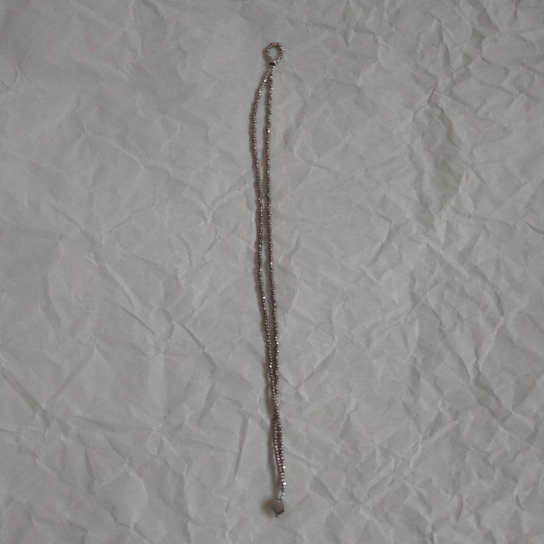 【accessory mau】アンクレット　カレンシルバー