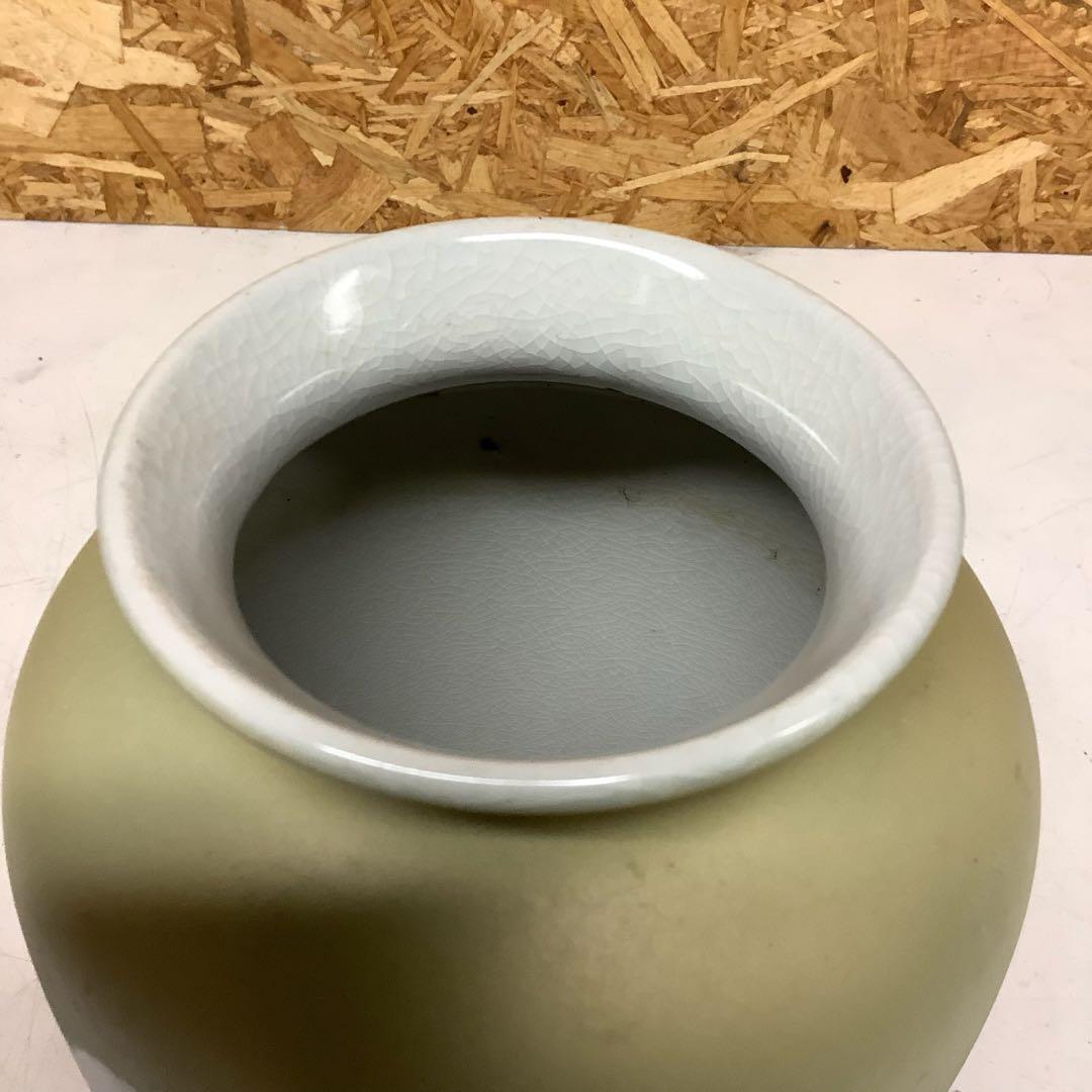 和モダングラデーション陶器花瓶大型（ら-98）