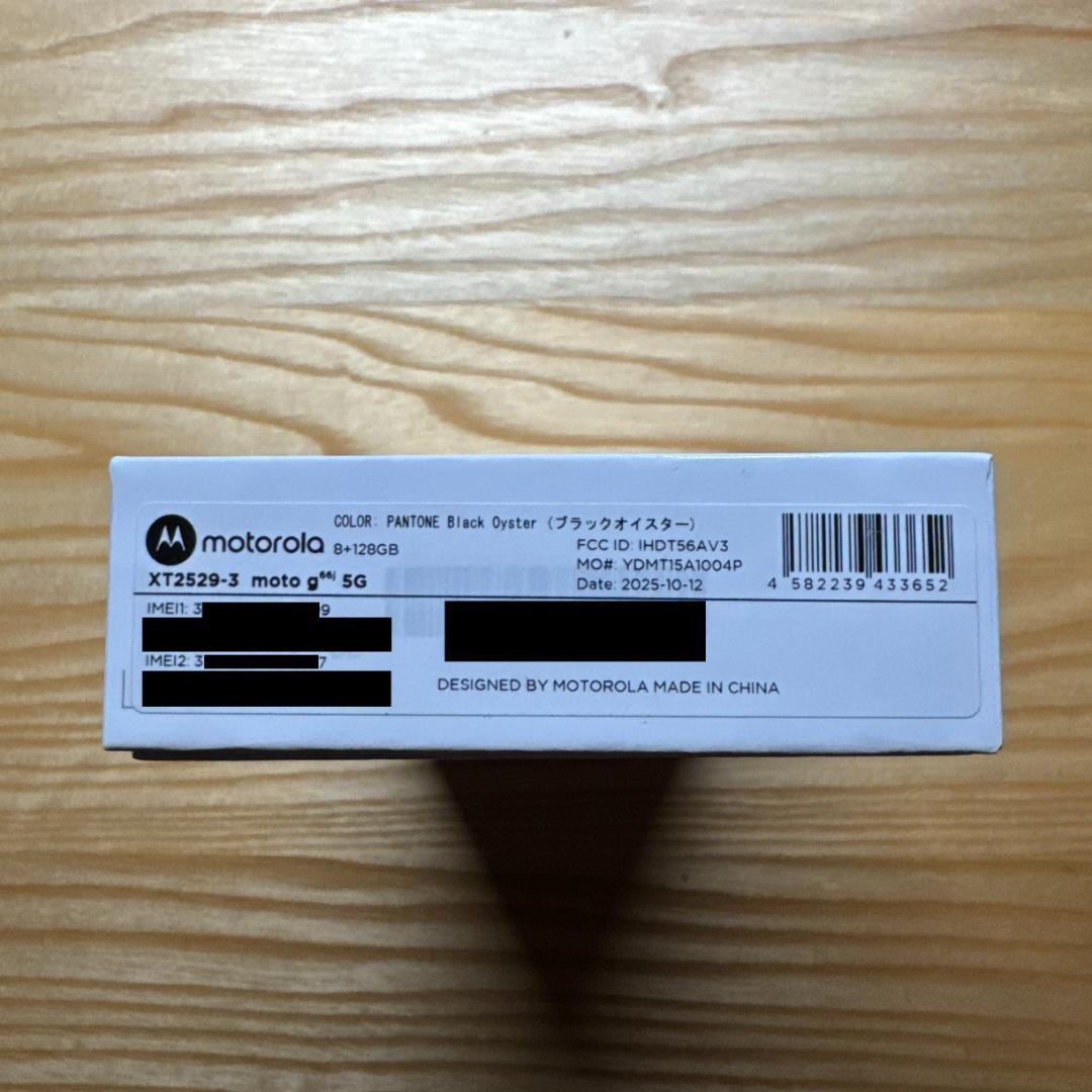 スマートフォン本体 Motorola moto g66j 5g