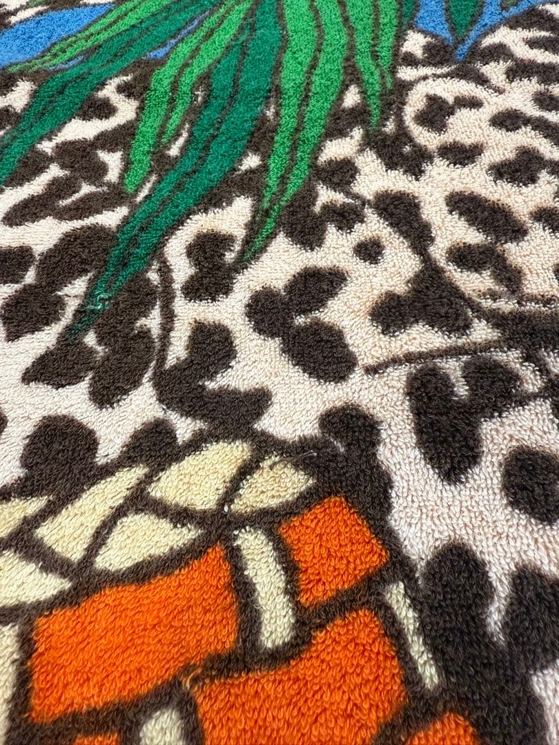 HERMÈS BAIN ビーチタオル バスタオル ジャガー柄