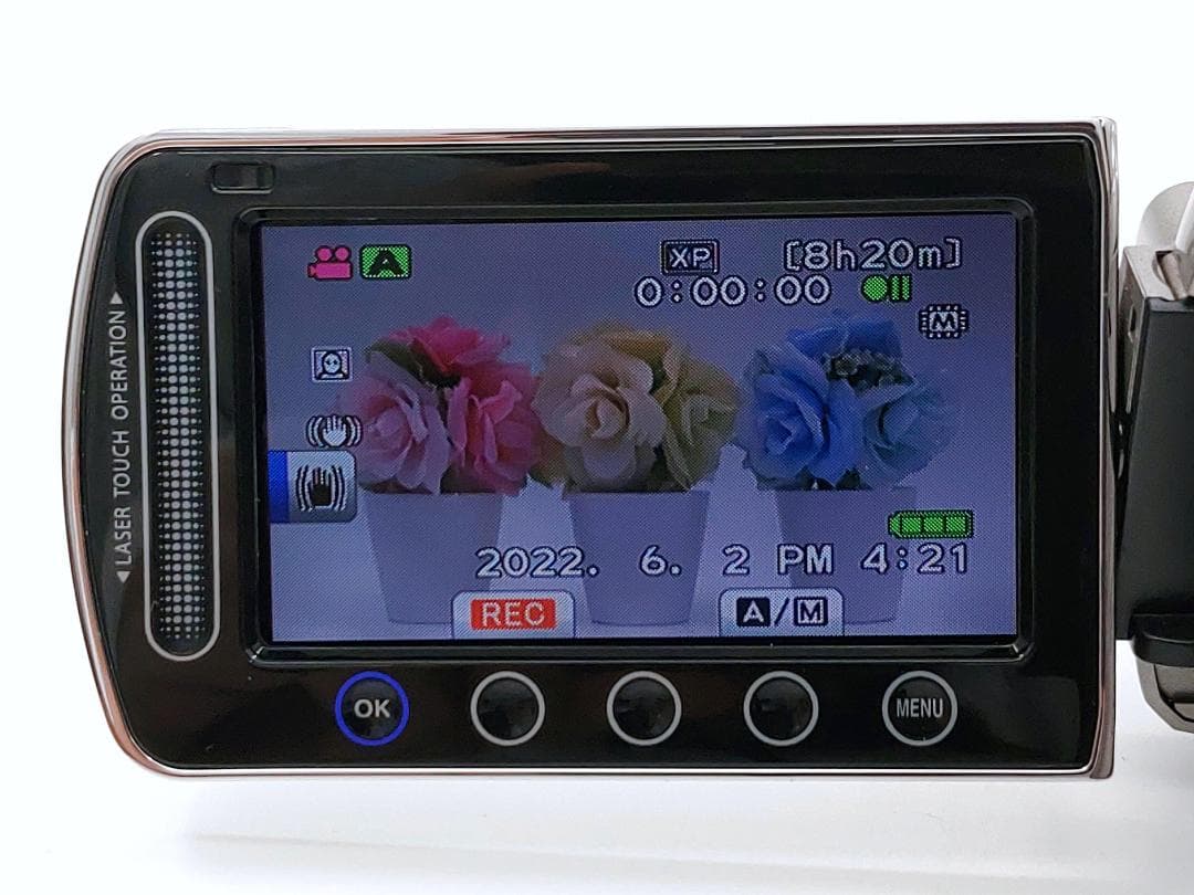 フルハイビジョン画質対応！ JVC Everioビデオカメラ GZ-HM570