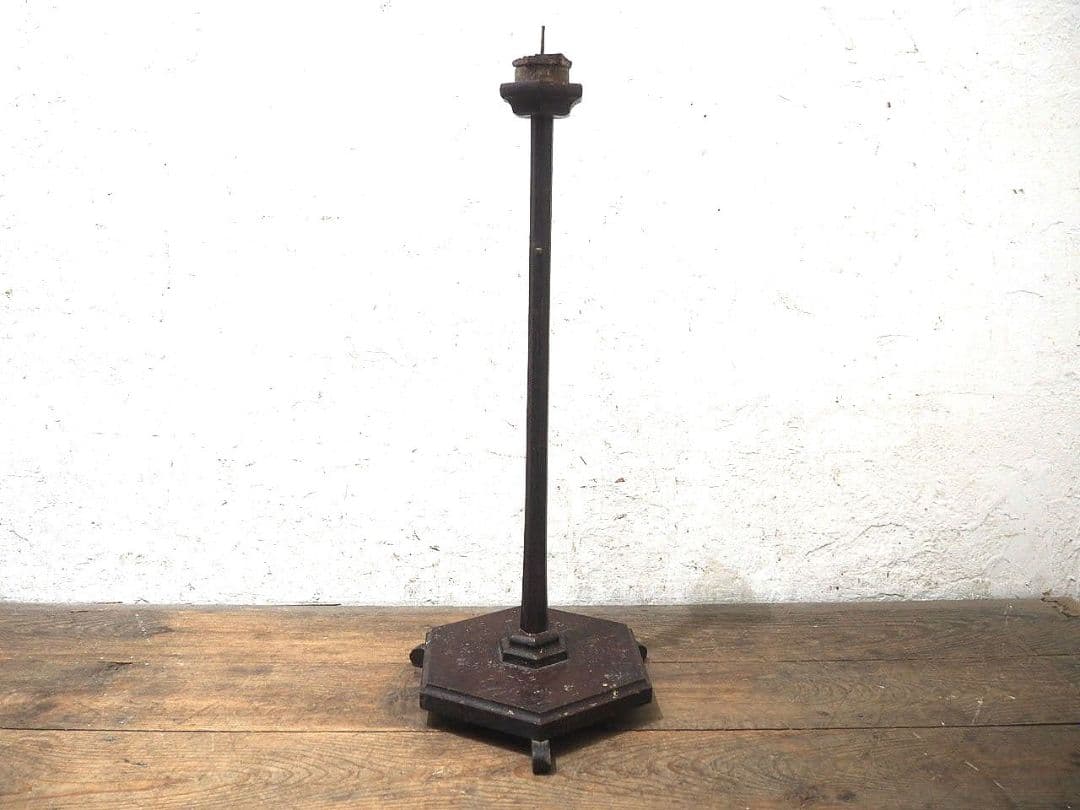 1519 アンティーク　燭台　キャンドルスタンド　蝋燭立て　オブジェ　レトロ