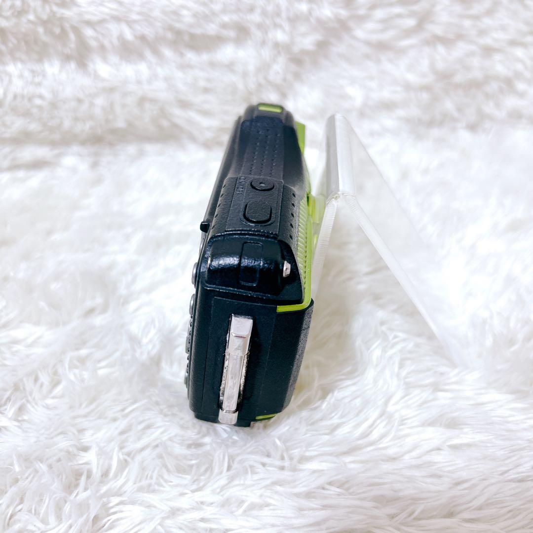 稼動品　コンデジ　RICOH WG-4 ライムイエロー 防水耐衝撃