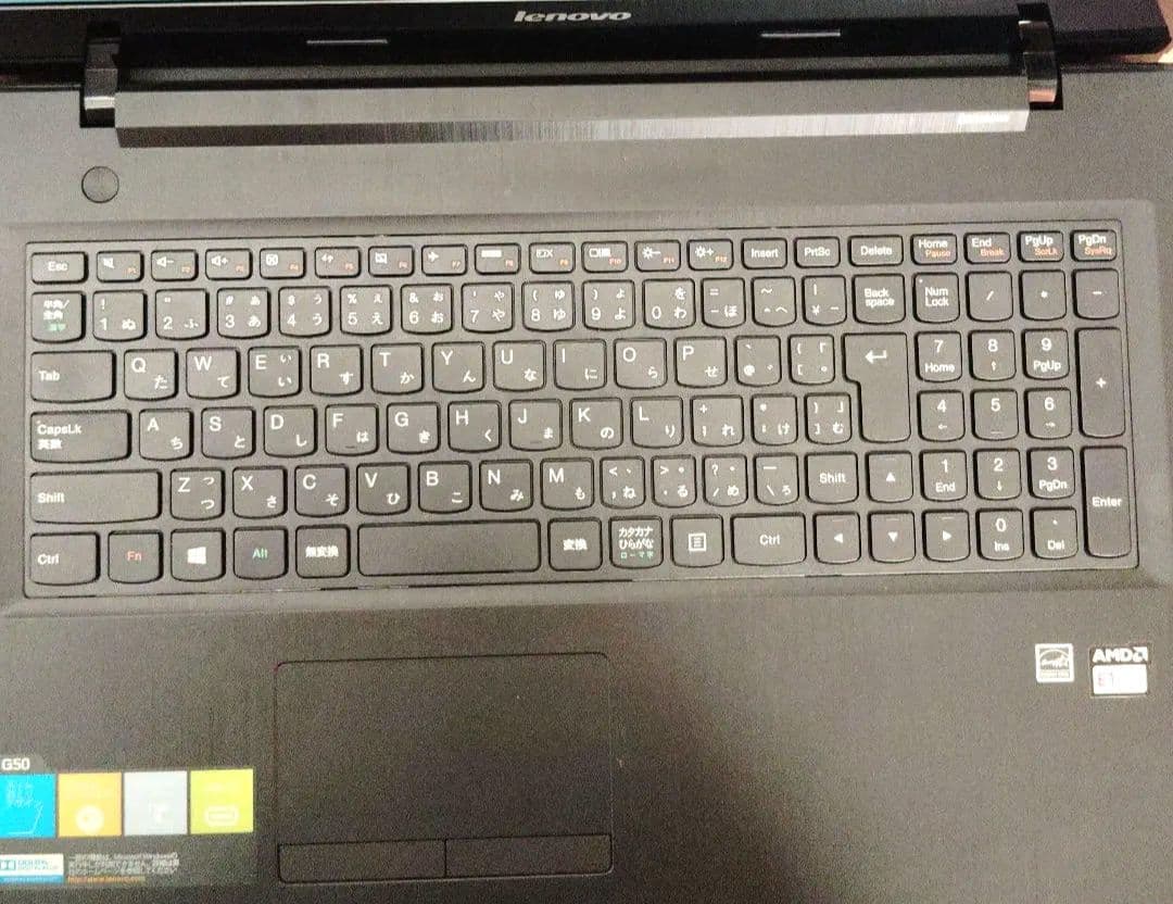 Lenovo G50-45 ノートパソコン　純正アダプター、マウス付　初期化済