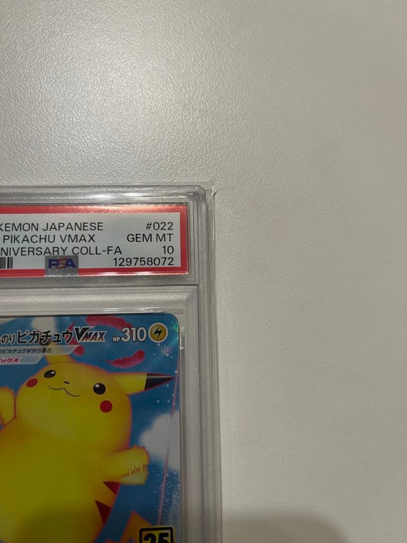 なみのりピカチュウVMAX RRR S8a 25th psa10