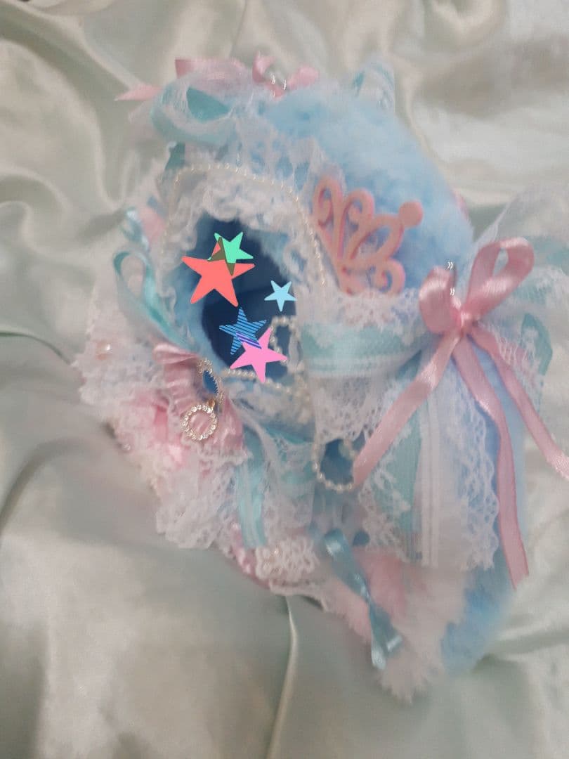 オーダーページぬい服　ふわふわうさみみいつぬいちびぐるみ コスマスにとたん