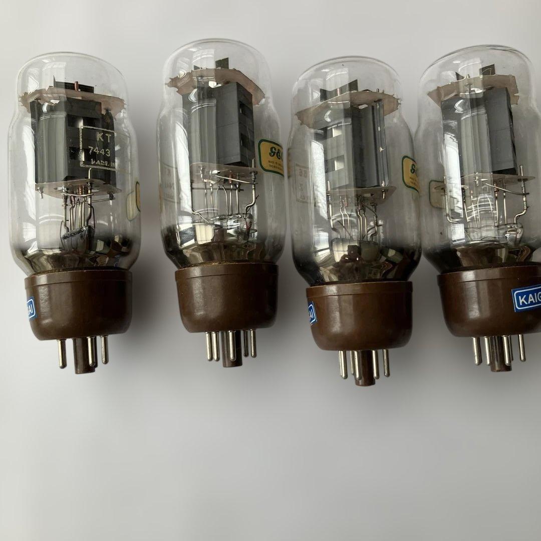 G.E.C. マッチペア 真空管 KT66 4本セット