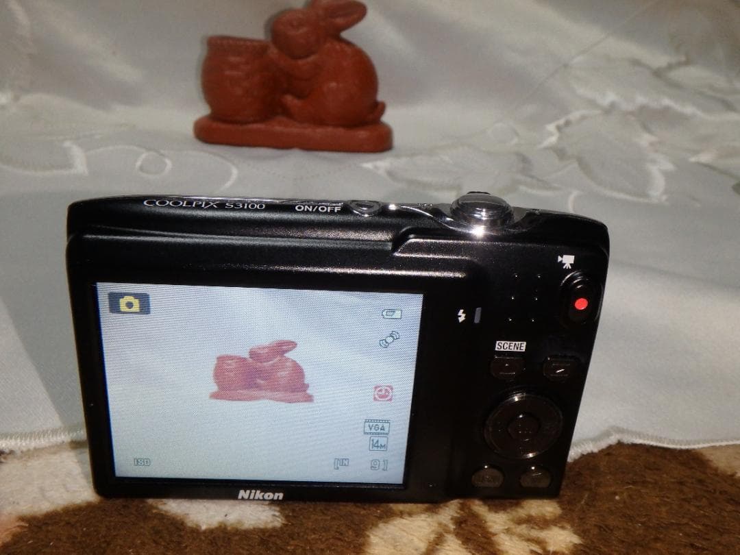 動作品 NIKON S3100 COOLPIX デジタルカメラ 少し難