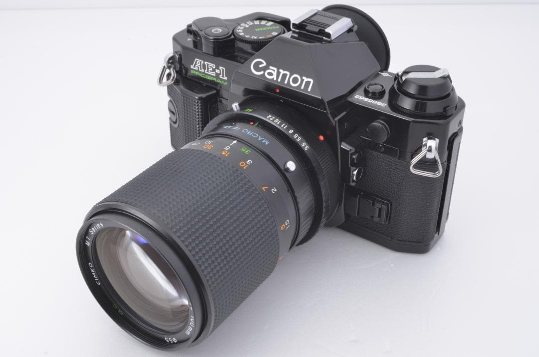 【美品】Canon キャノン AE-1 PROGRAM フィルムカメラ【完動品】