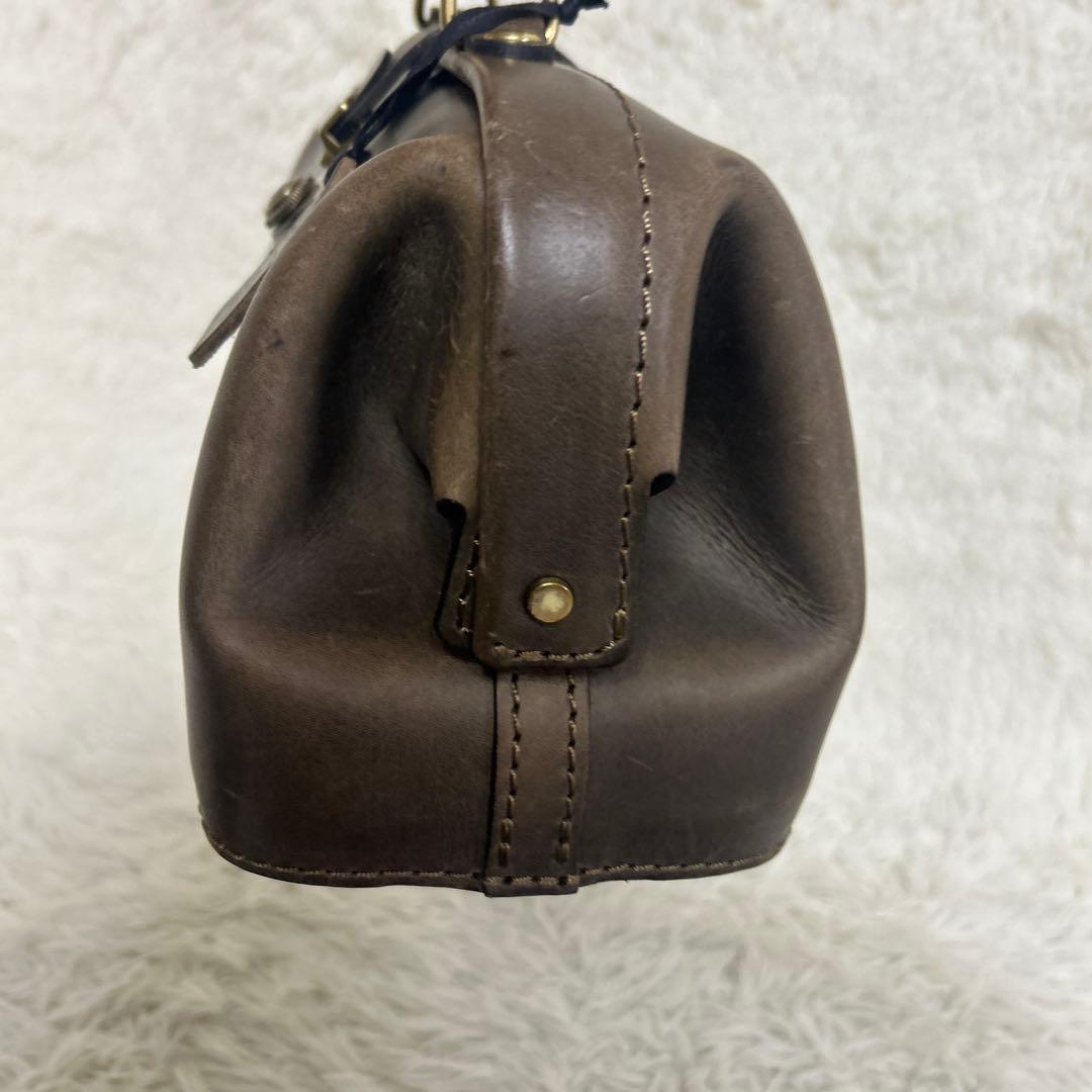 HERZ レザー ミニドクターバッグ 特別革 プルアップレザー　Yサイズ