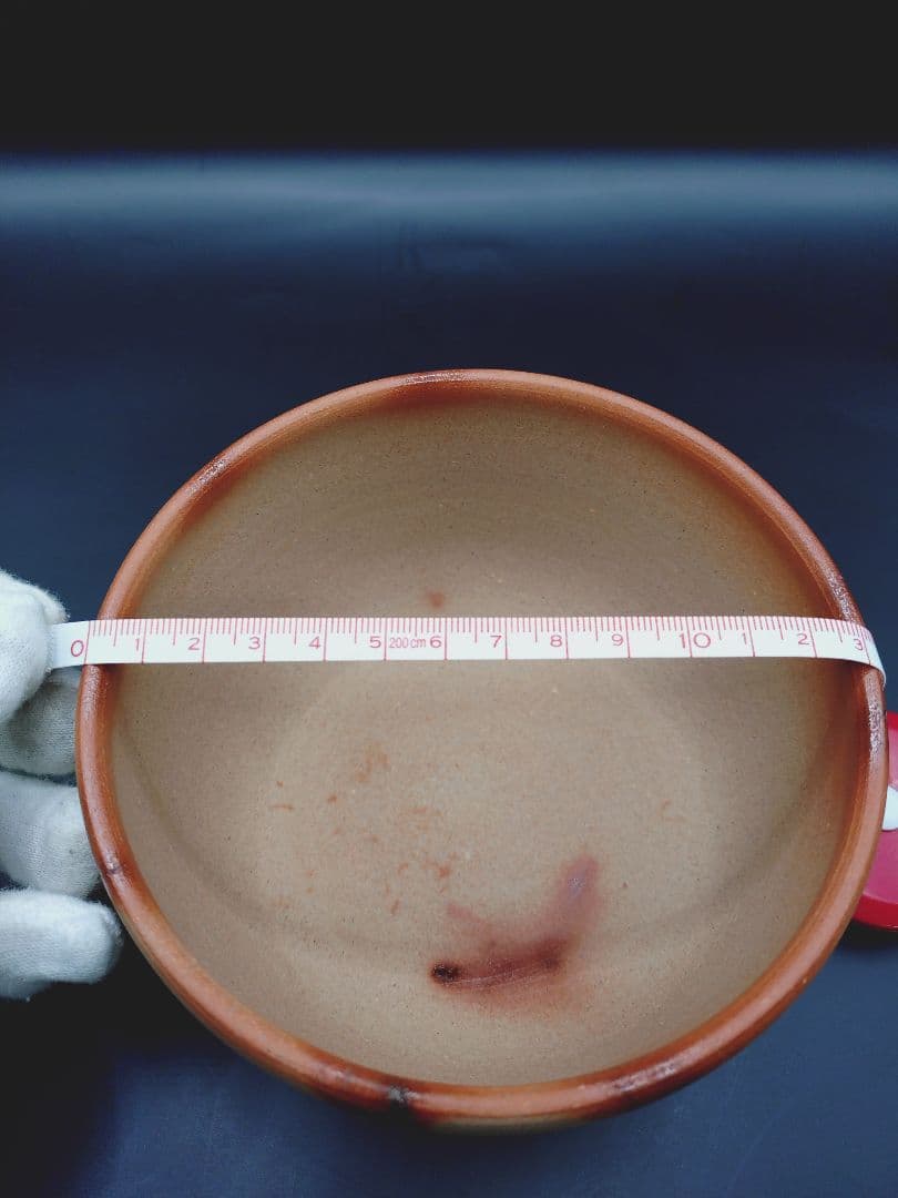 4-601 備前緋襷茶碗　備前焼　茶碗　工芸品　陶芸　陶器