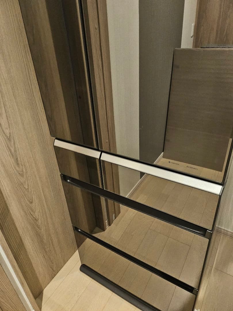 パナソニックミラー型冷蔵庫ナノイー