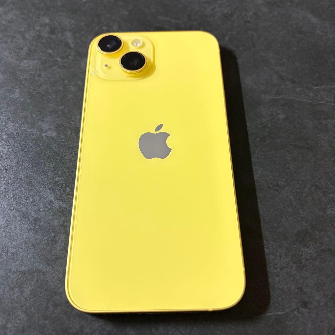 SIMフリーiPhone 14 128GBイエロー 純正バッテリー交換済み超美品