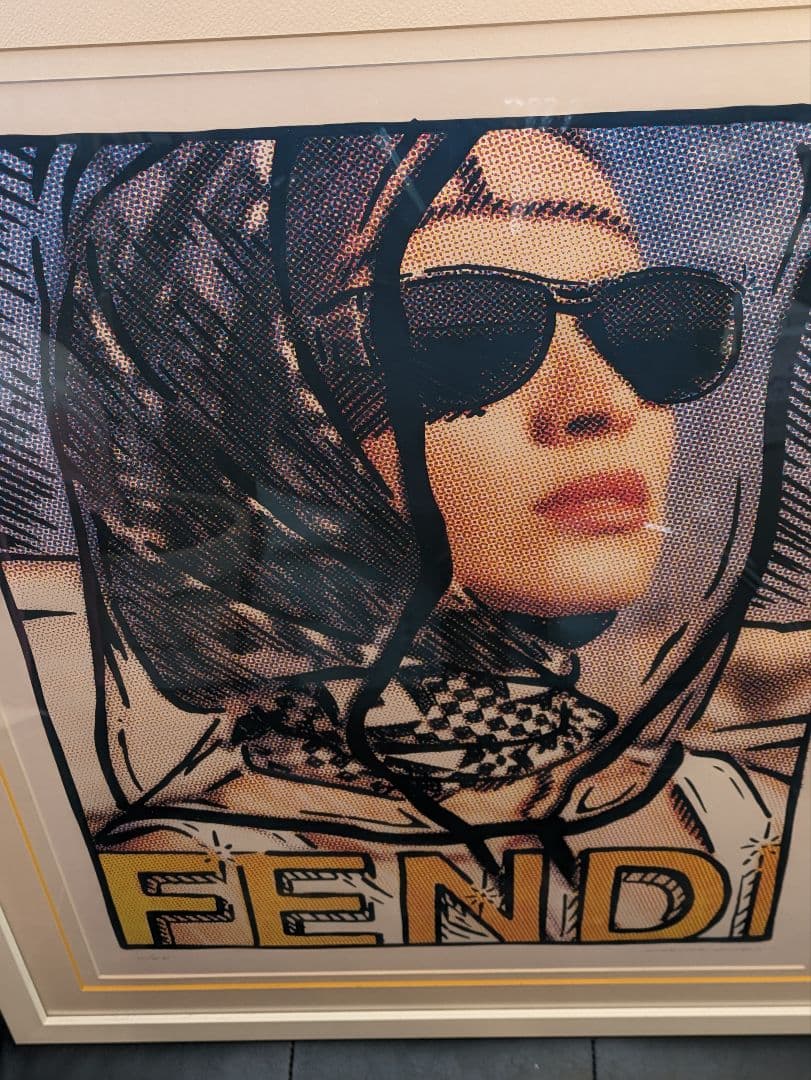 Joshua Vides ジョシュアヴィーダス　FENDI シルクスクリーン