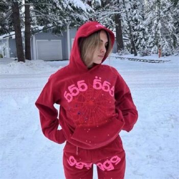 Sp5der Worldwide Red 555 Hoodie